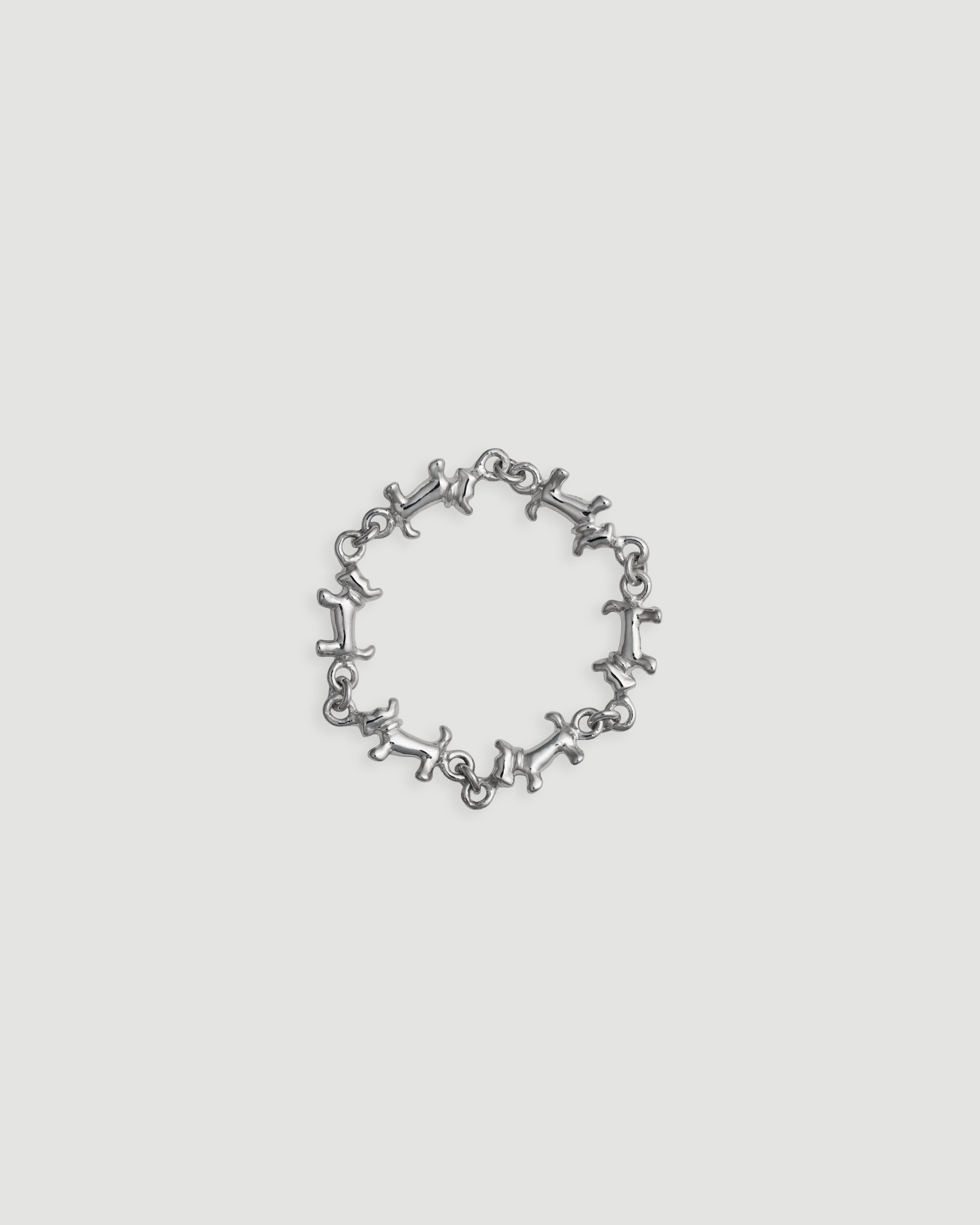 【受注品】schnauzer chain ring pt900