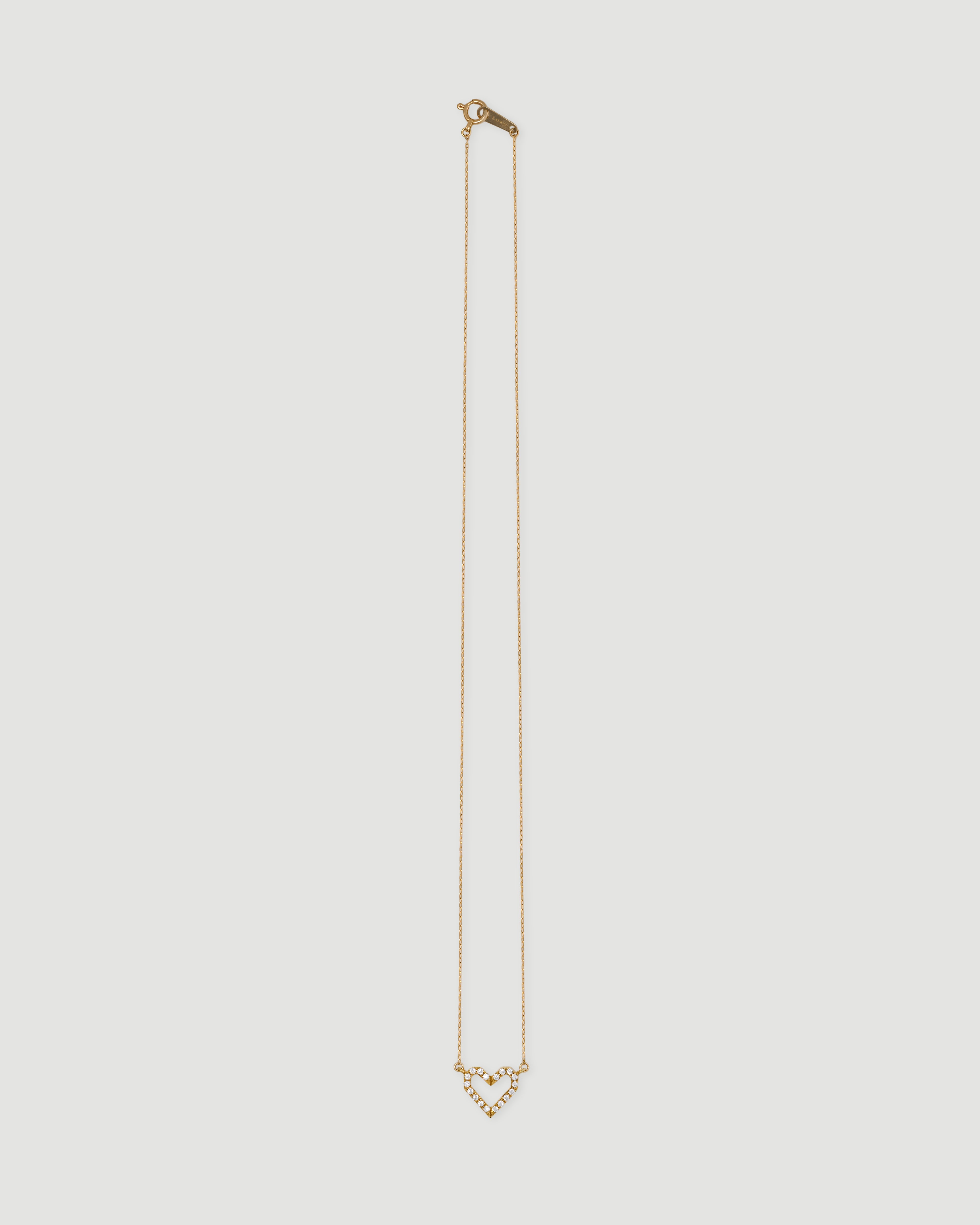 ORIGAMI heart dia necklace 01