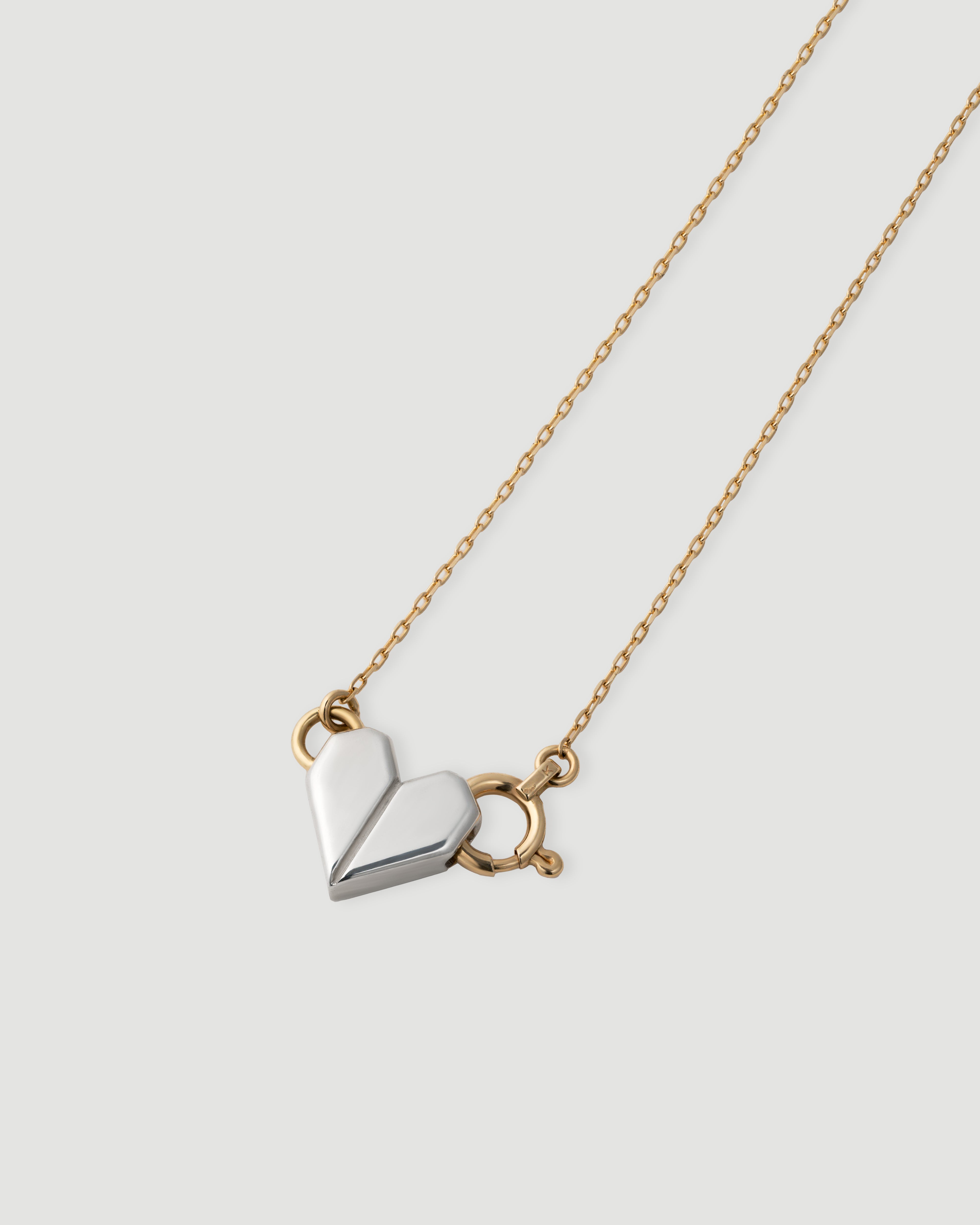 ORIGAMI heart necklace 01 mix