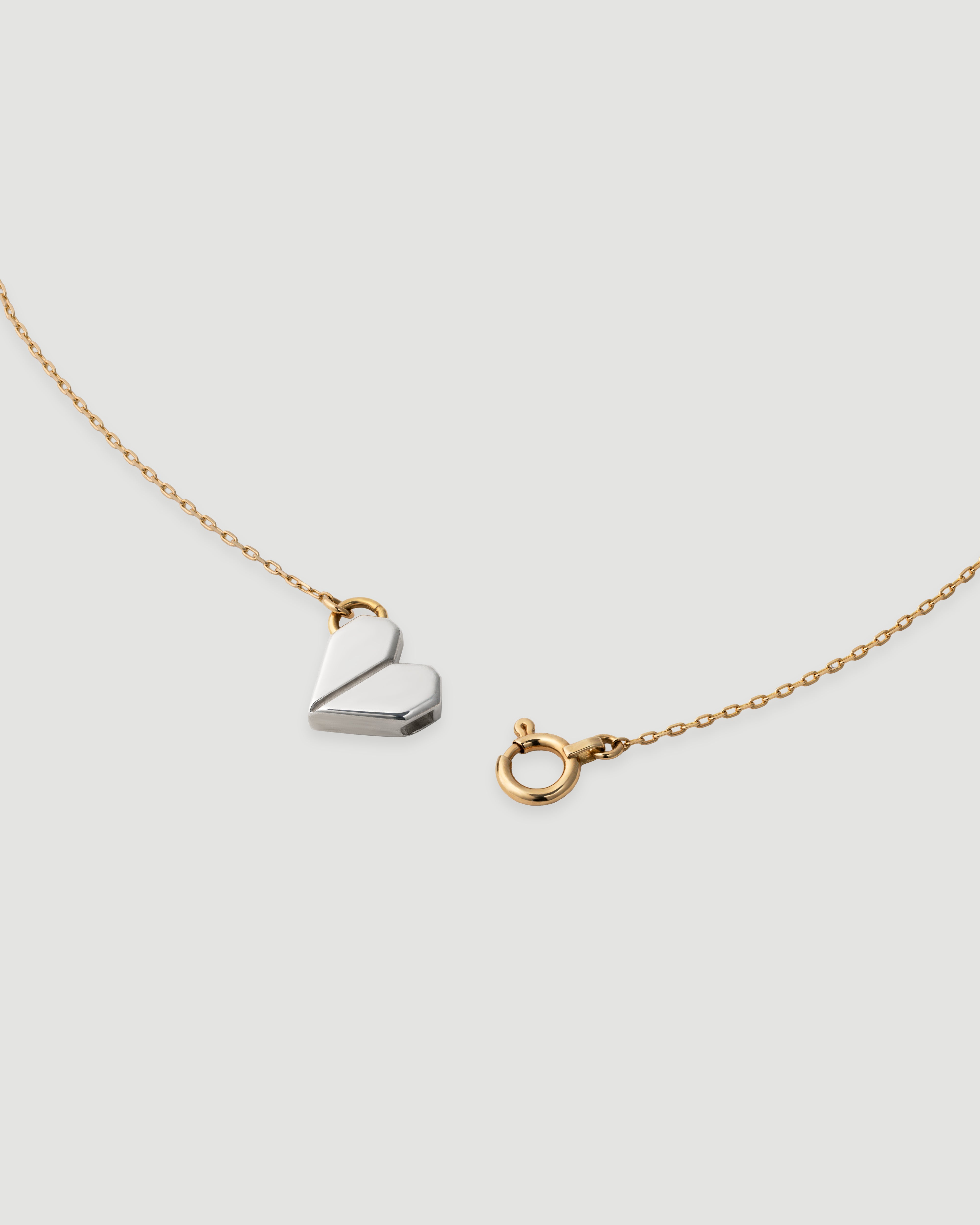 ORIGAMI heart necklace 01 mix