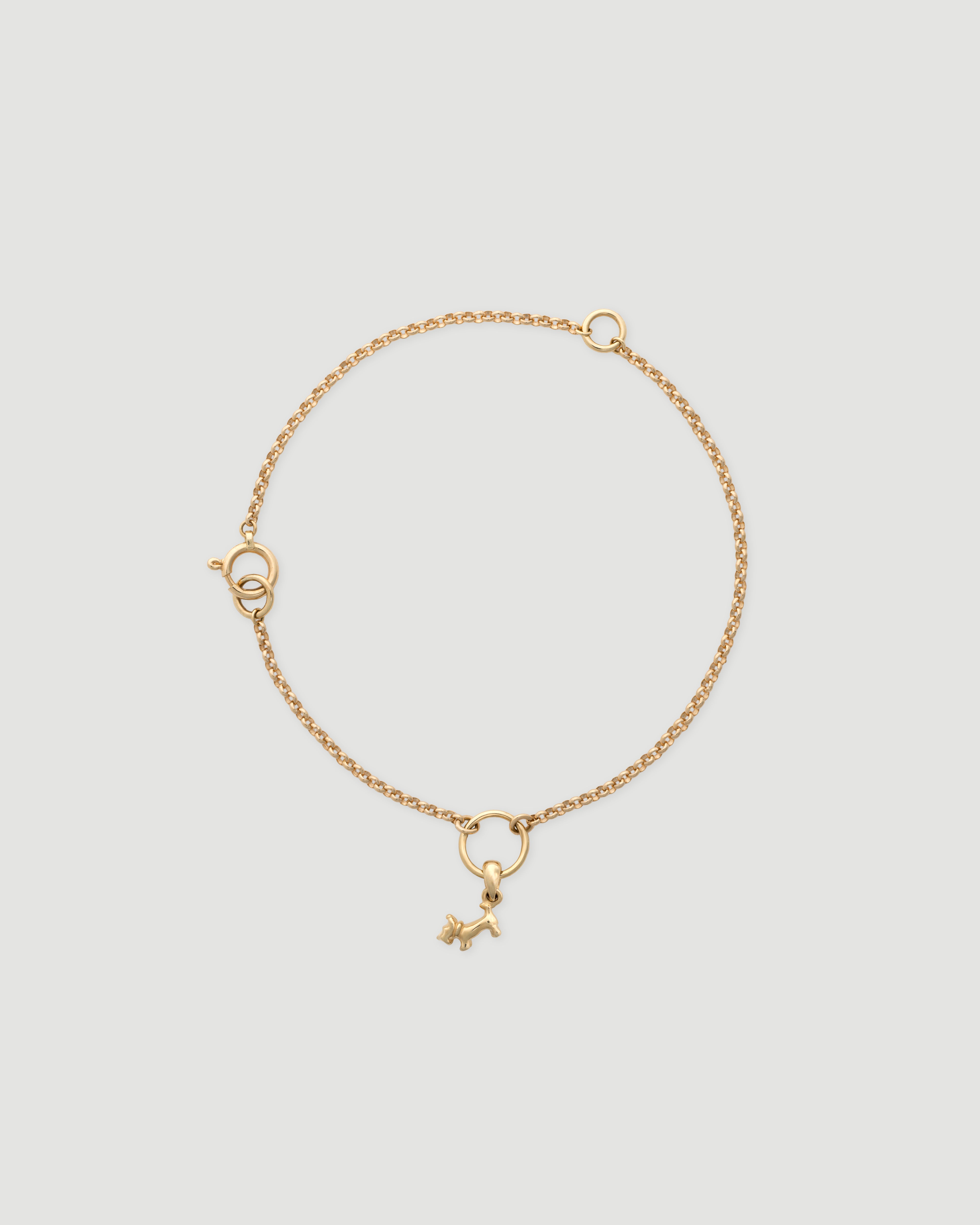 schnauzer chain bracelet 02 K18