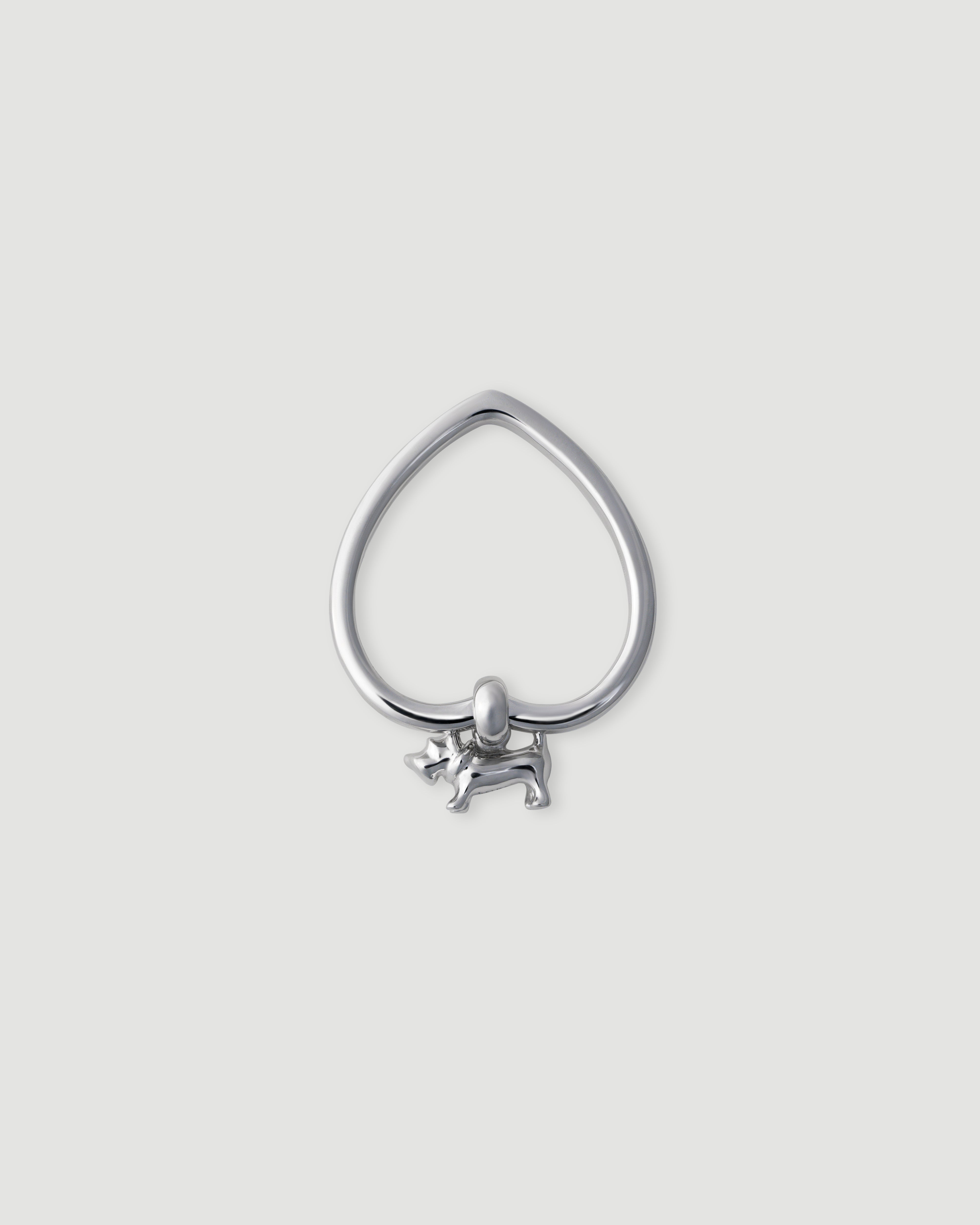 【受注品】schnauzer heart ring 01 pt900