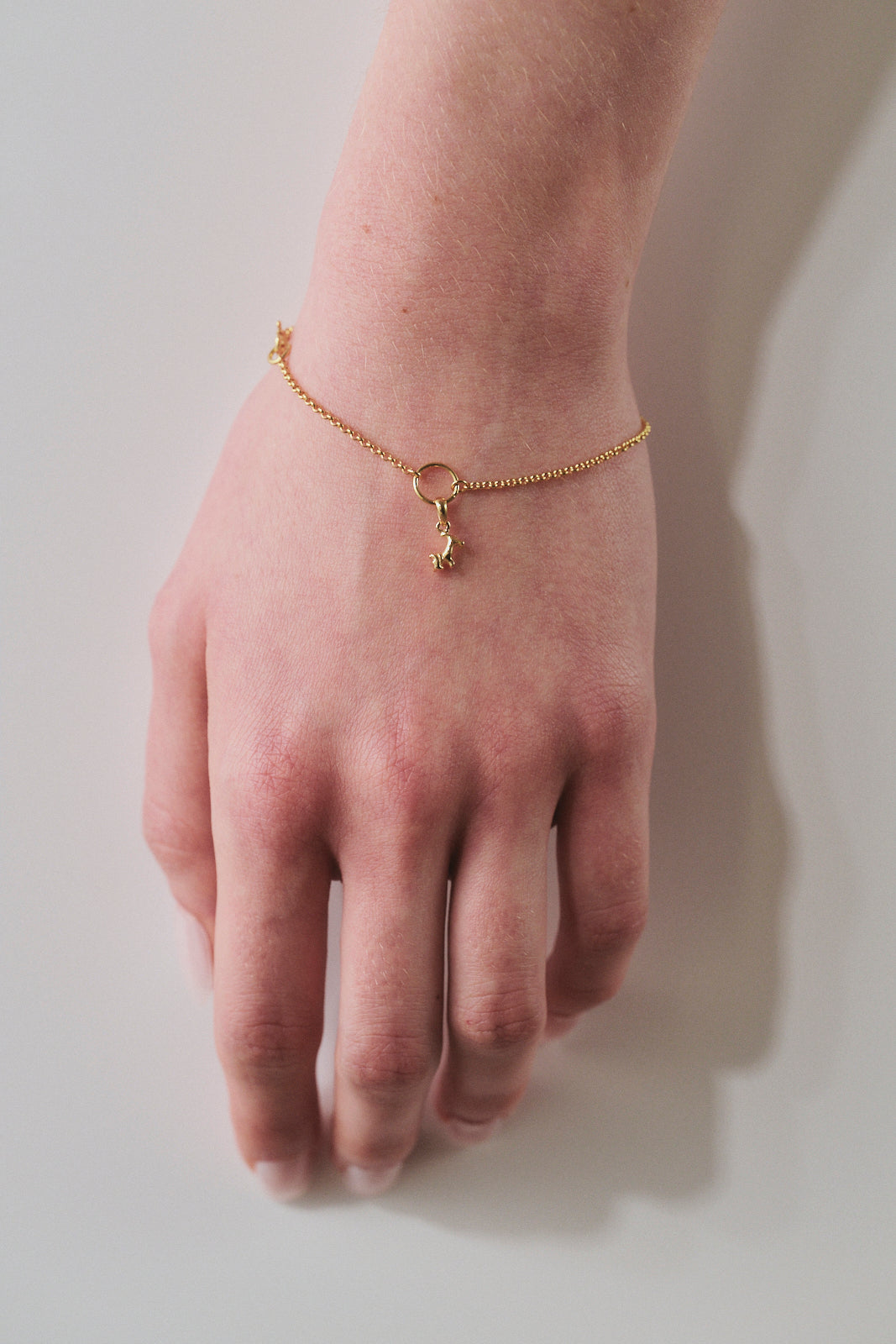 schnauzer chain bracelet 02 K18