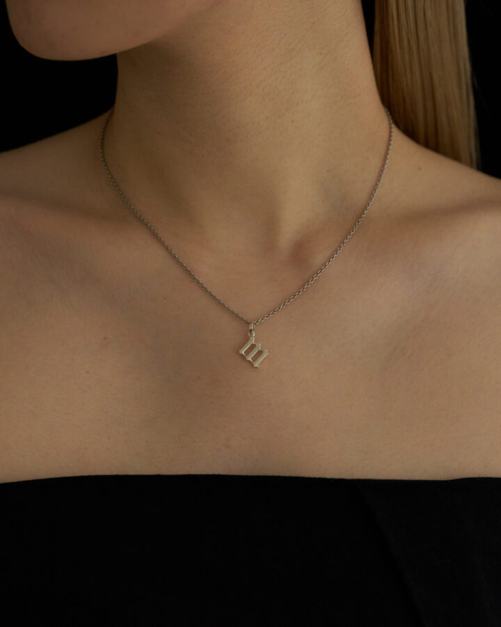 【受注品】initial necklace 01