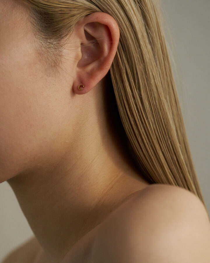 【受注品】initial pierce K18