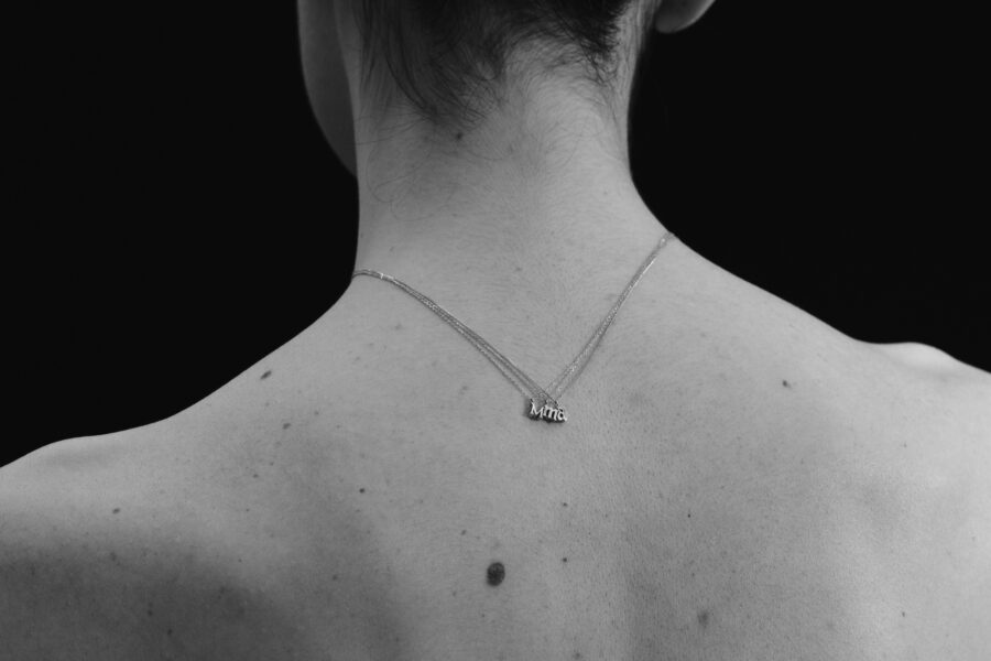 initial necklace 02 K10