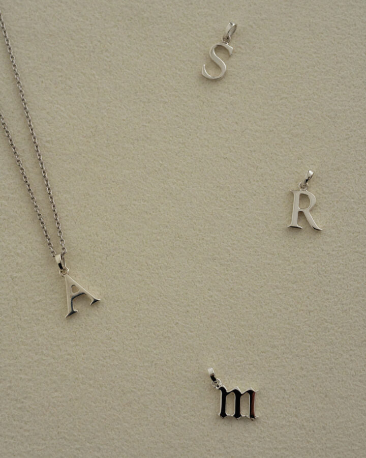 【受注品】initial necklace 01