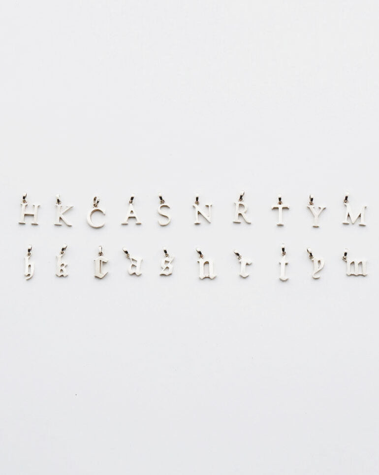 【受注品】initial necklace 01