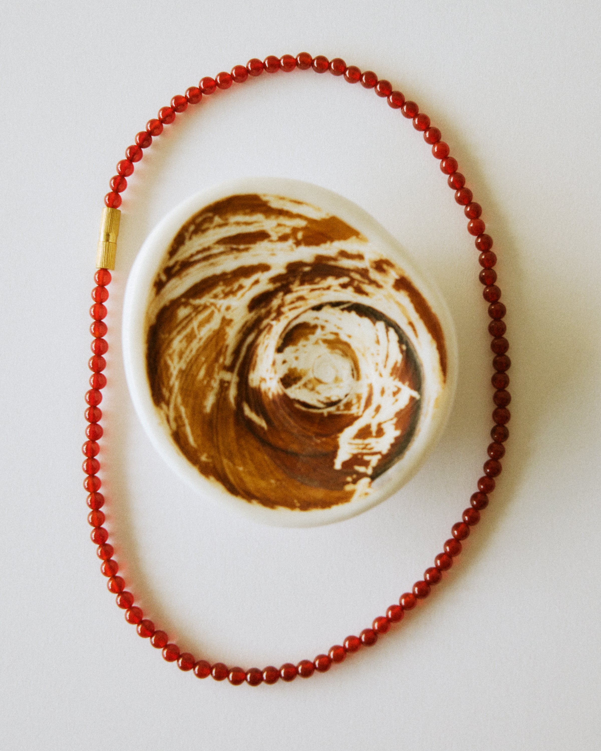 amulet carnelian necklace