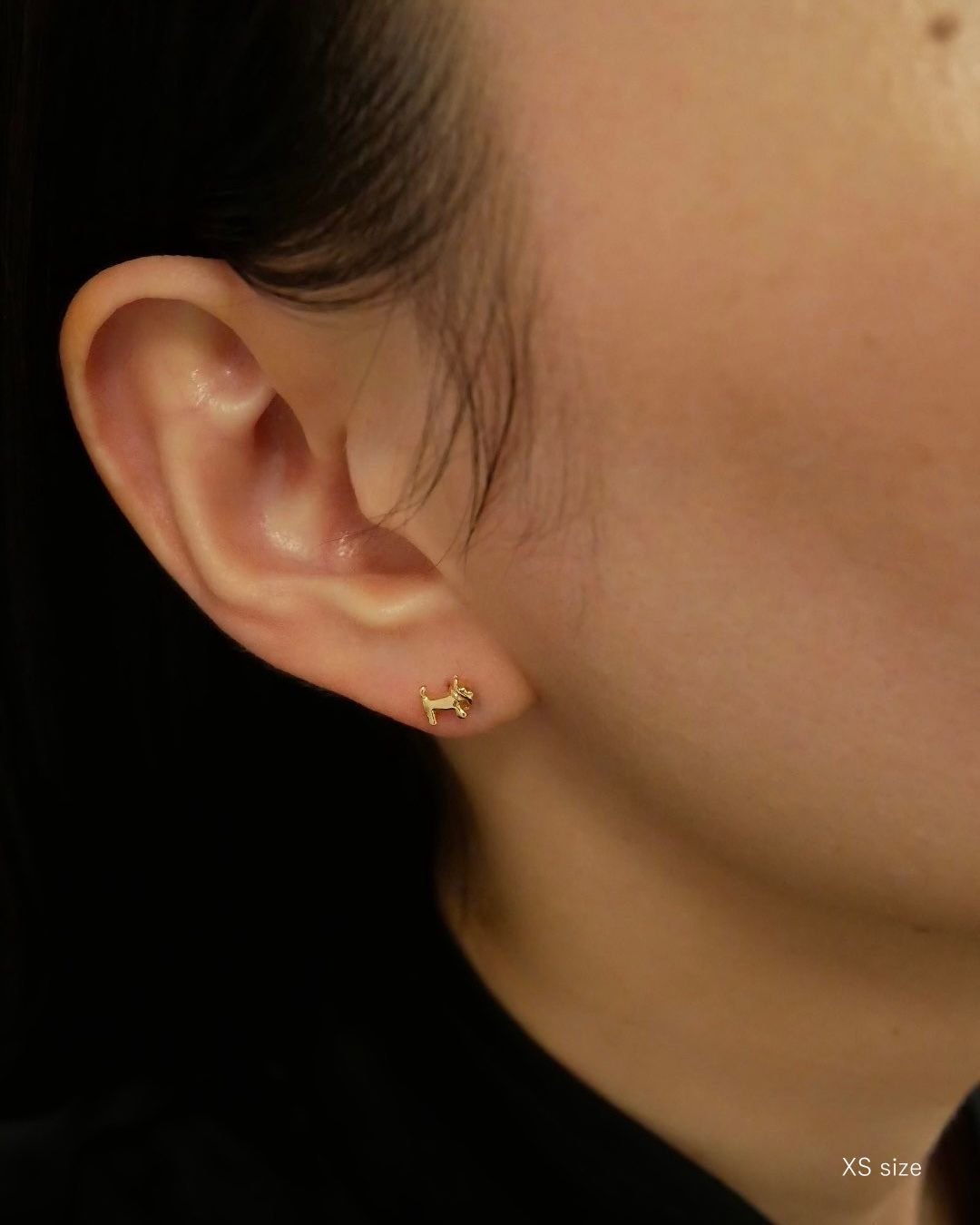 【受注品】schnauzer pierce K18