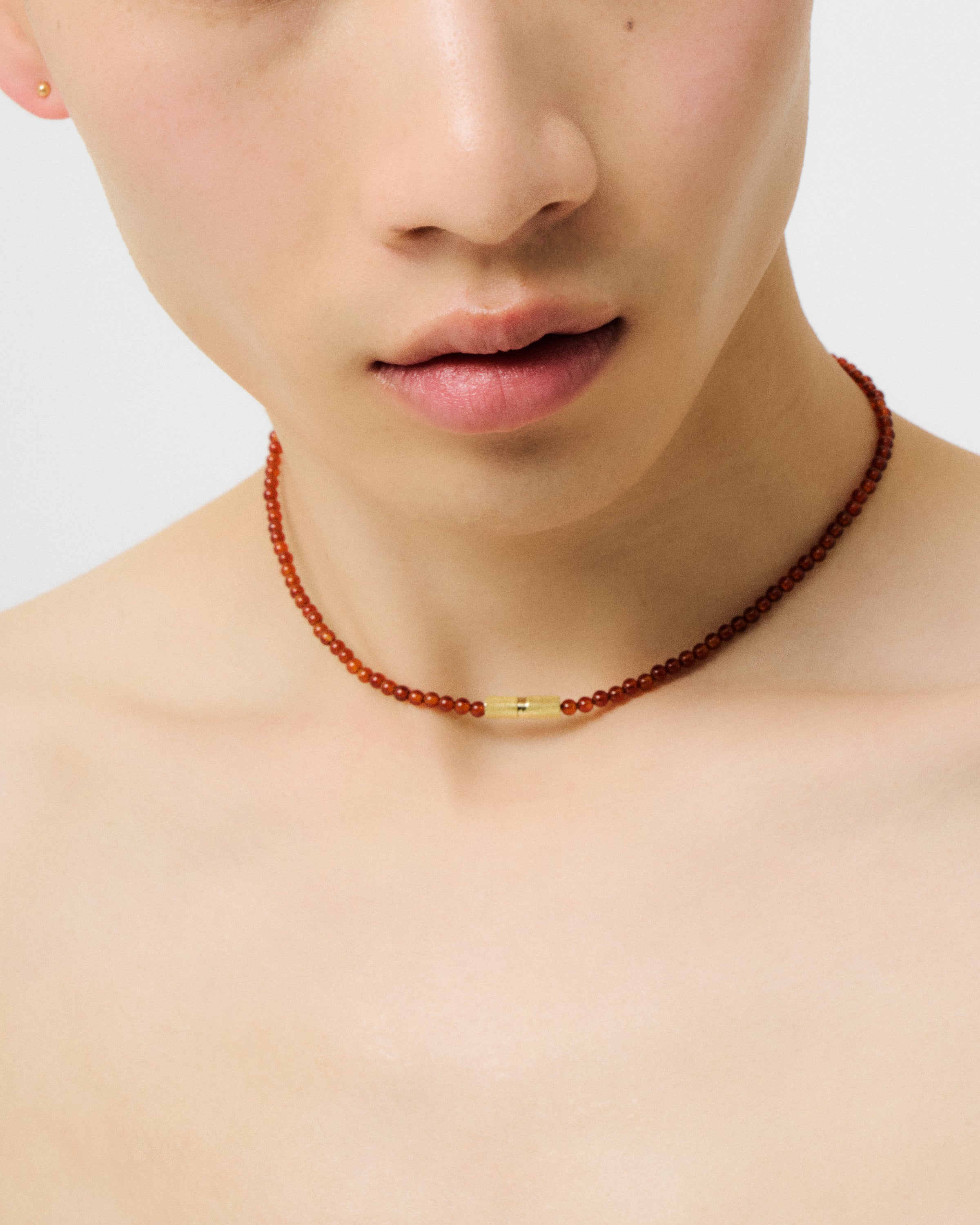 amulet carnelian necklace