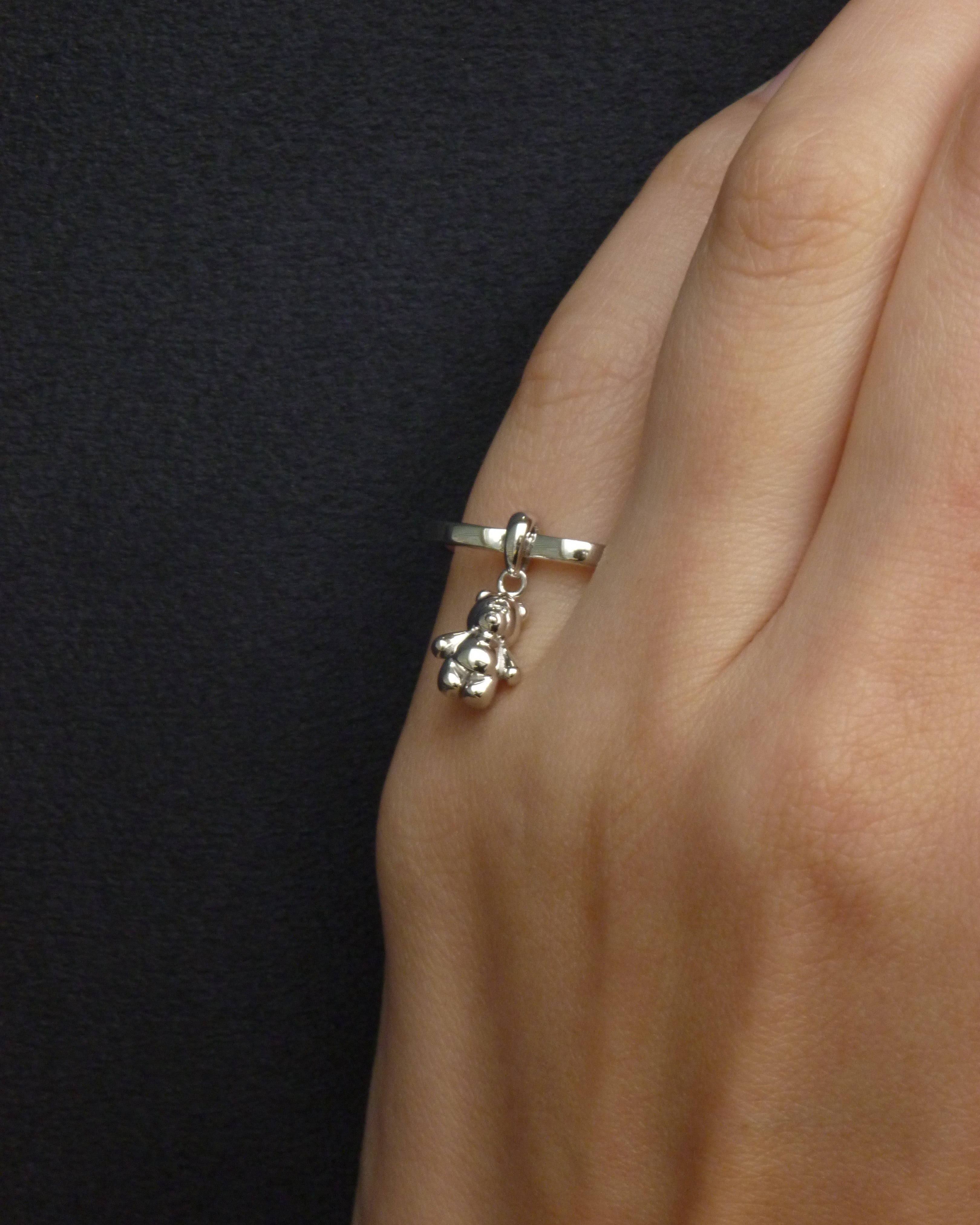 【受注品】bear heart ring 01 pt900