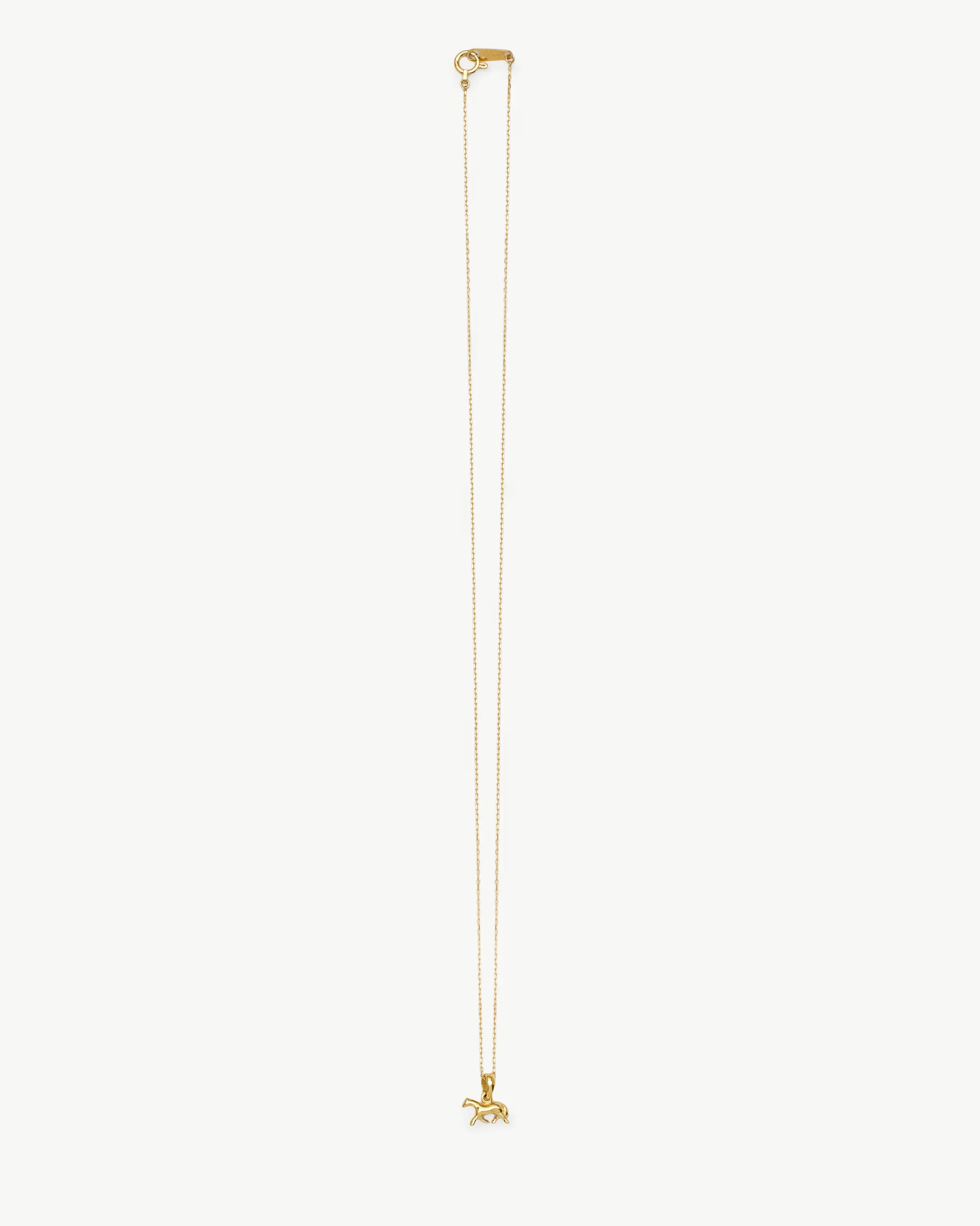 horse necklace 01 K18
