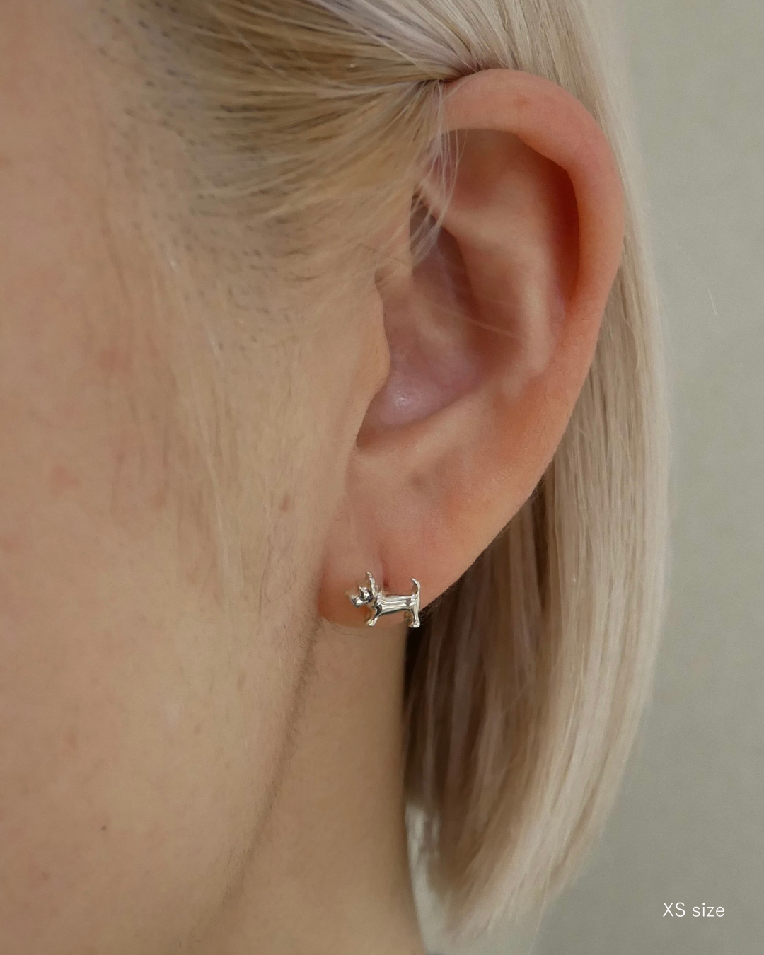 【受注品】schnauzer pierce pt900