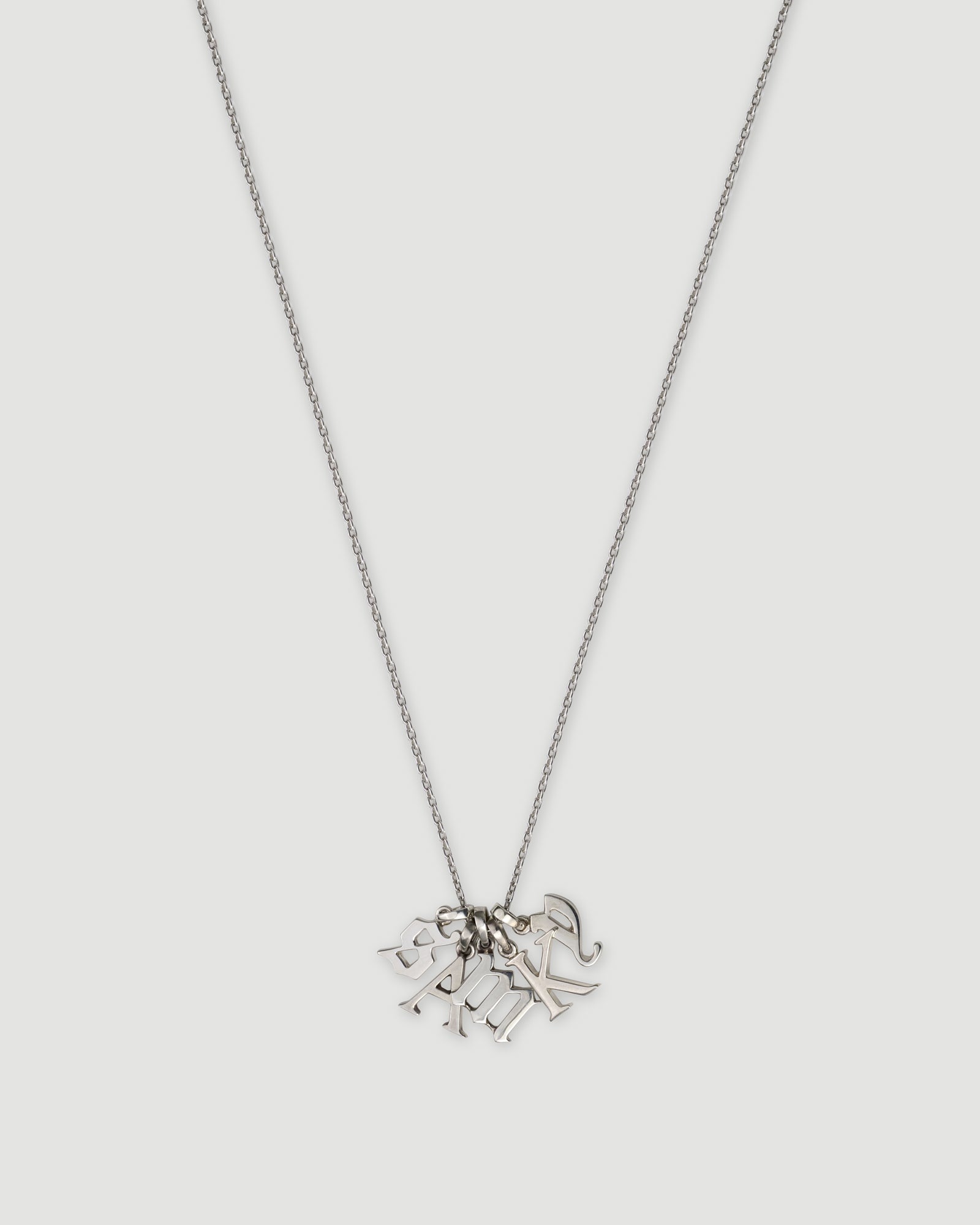 【受注品】initial necklace top 5pierce set