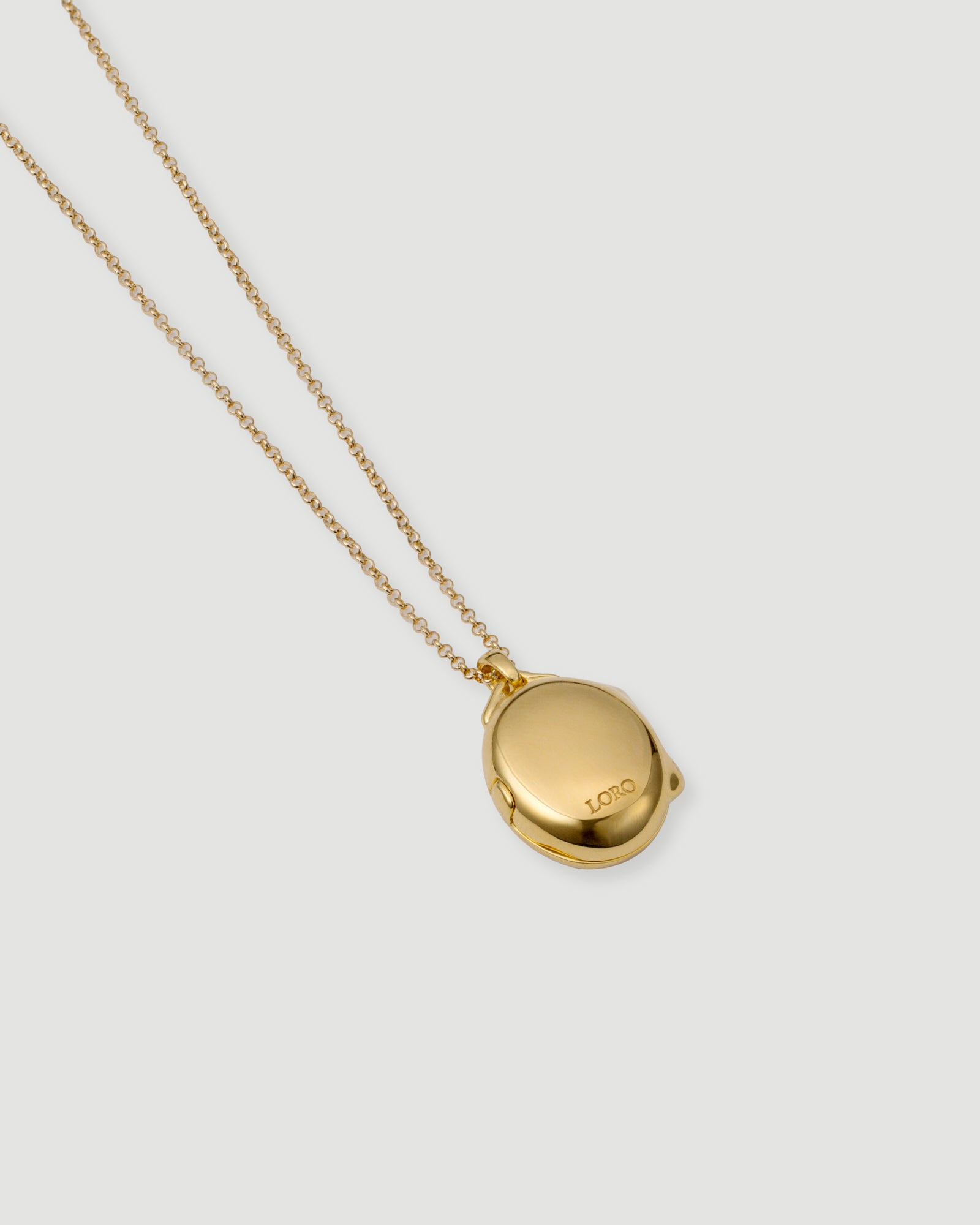 locket necklace 01 GD｜LORO official online store
