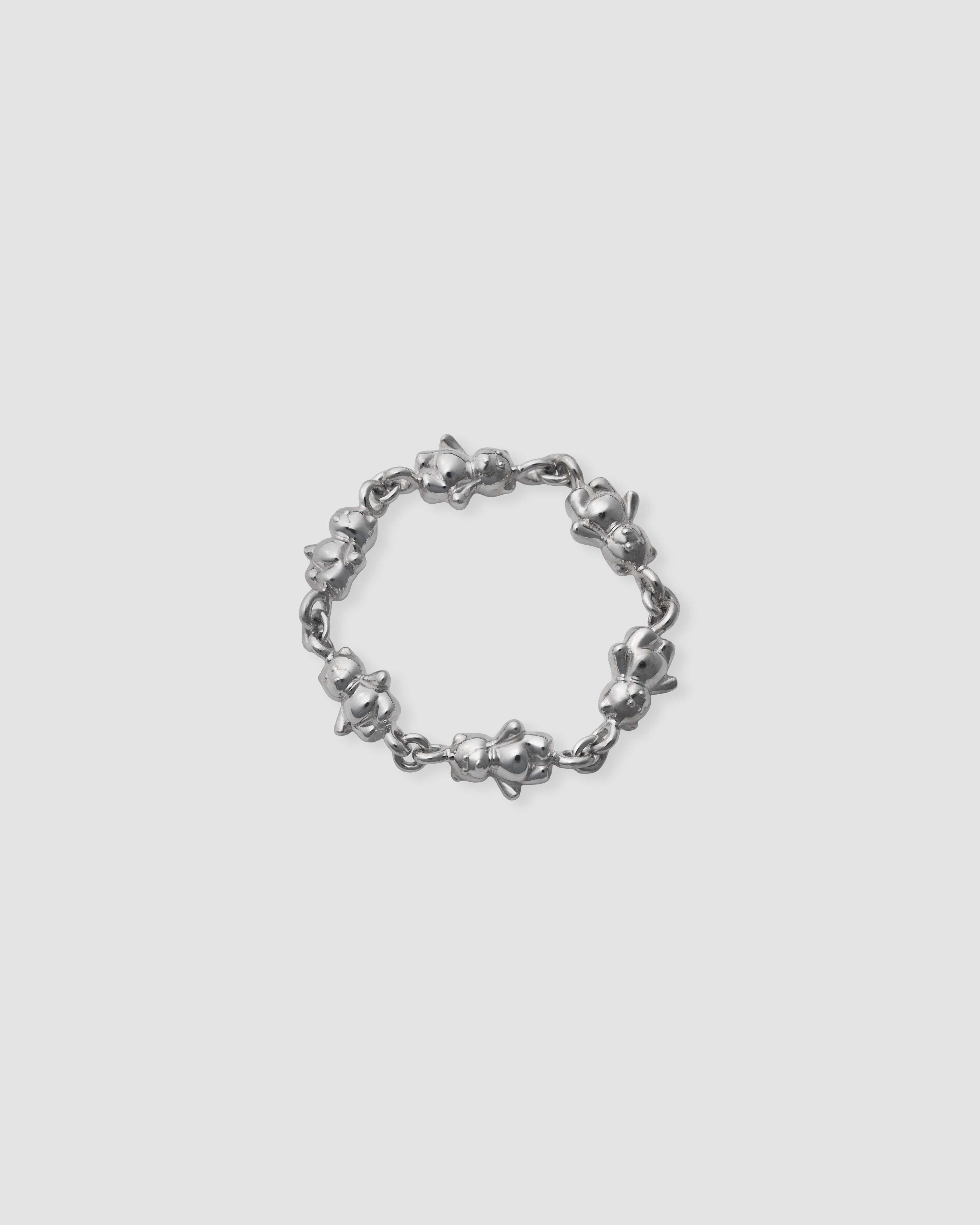 [Made to order] bear chain ring
