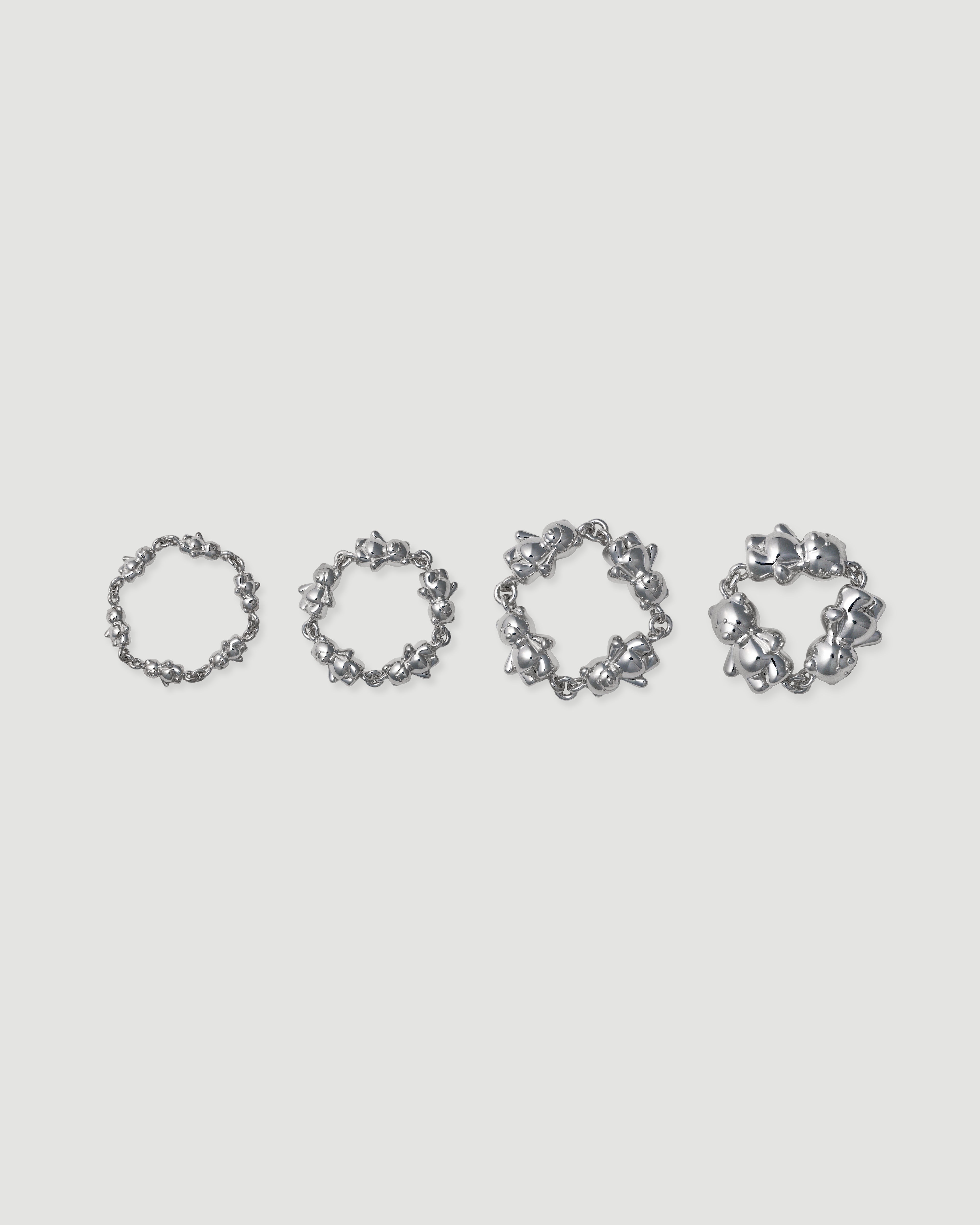 [Made to order] bear chain ring