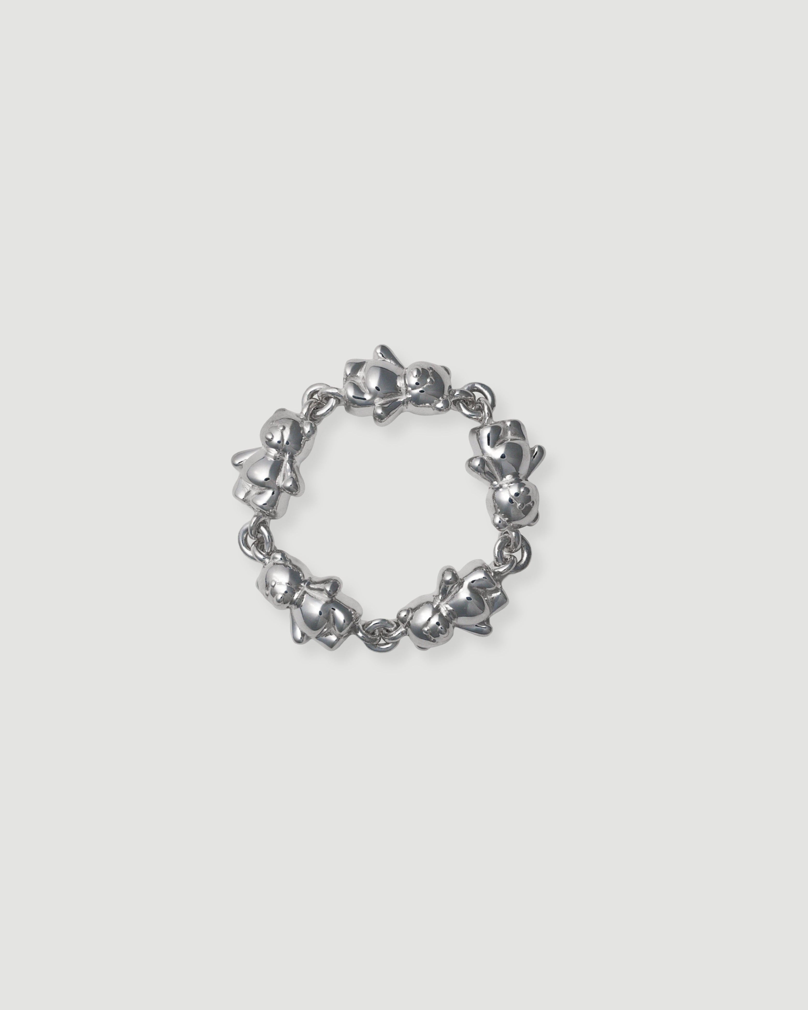 [Made to order] bear chain ring