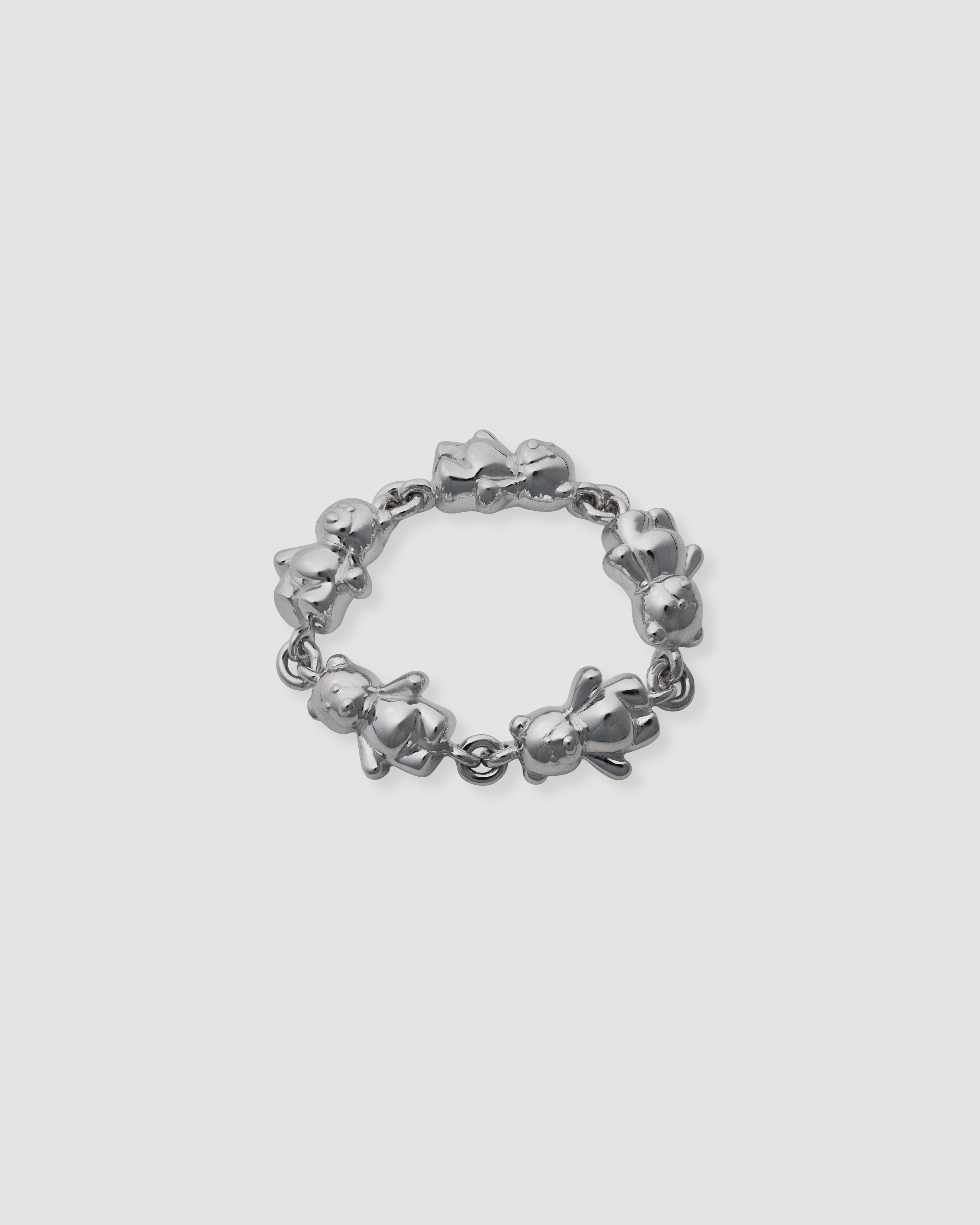 [Made to order] bear chain ring