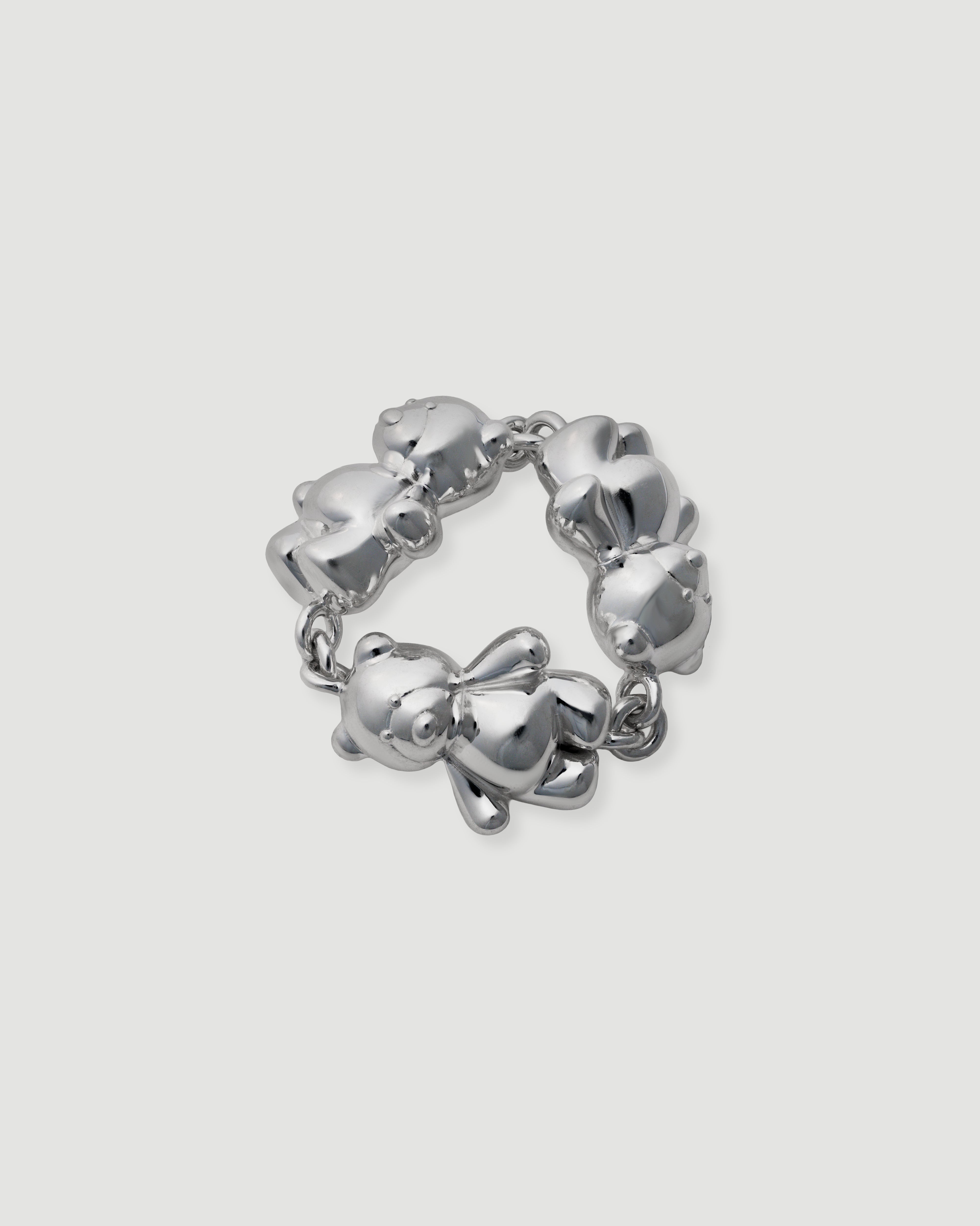 [Made to order] bear chain ring