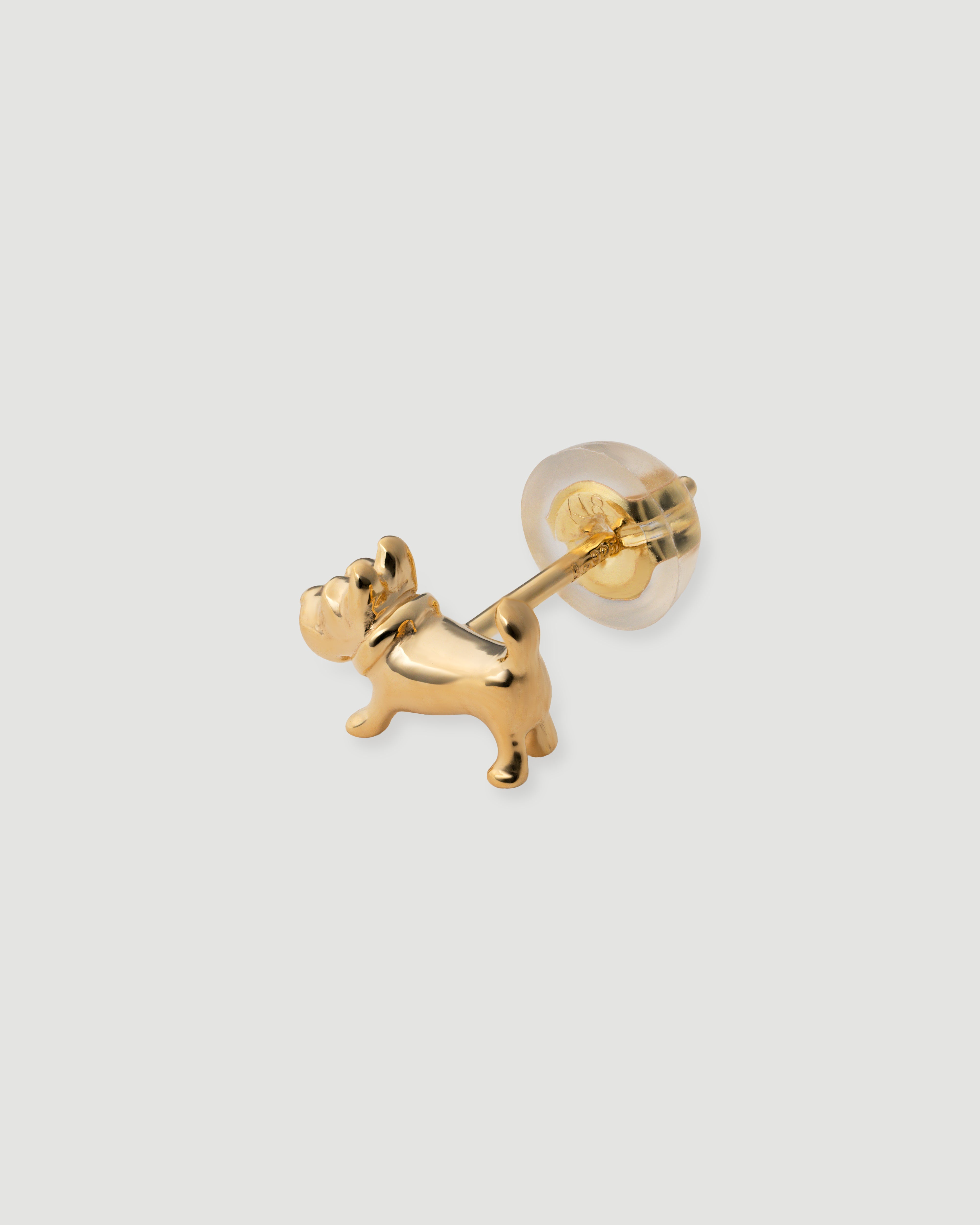 [Made to order] Schnauzer pierce gold