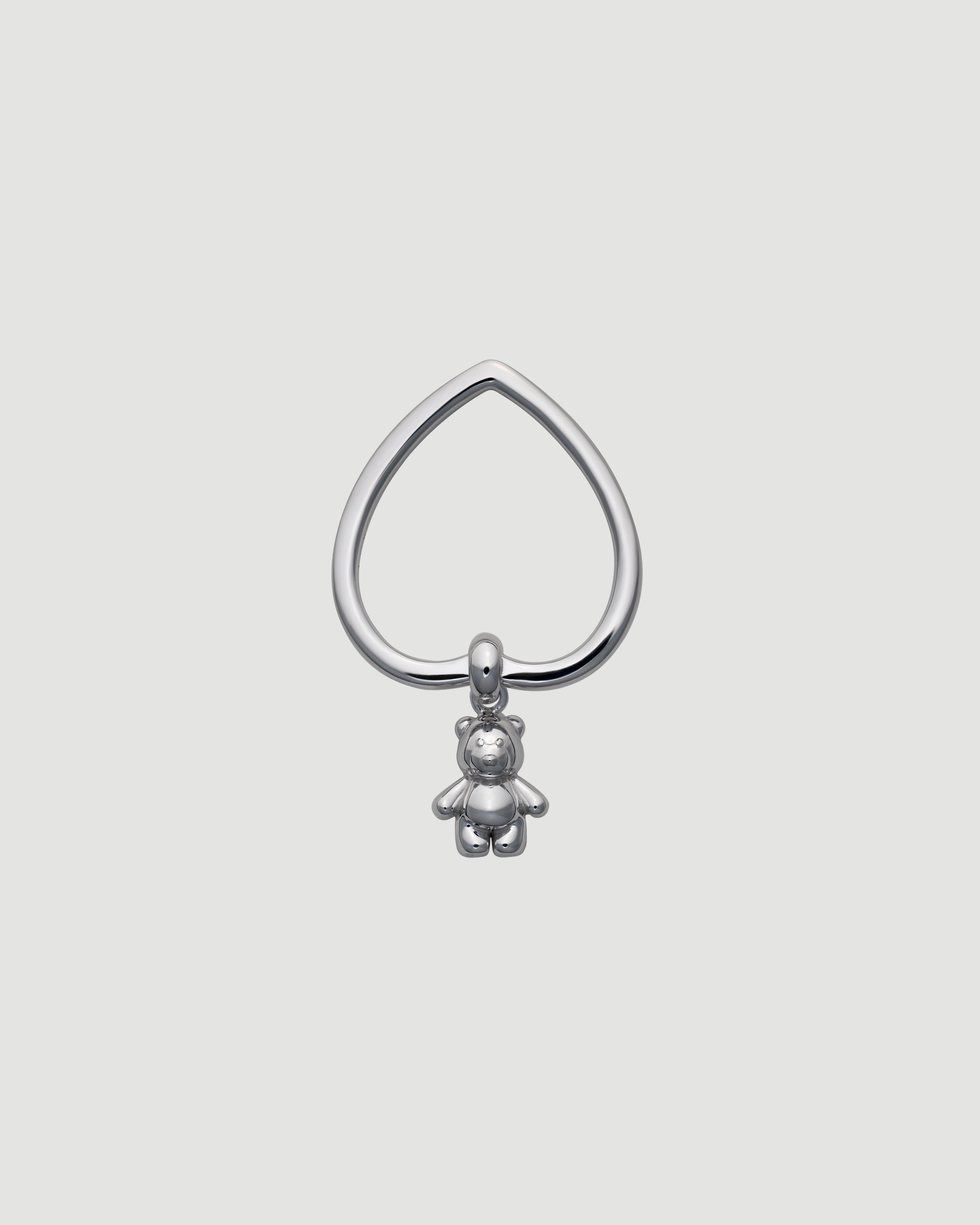 bear chain ring pt900