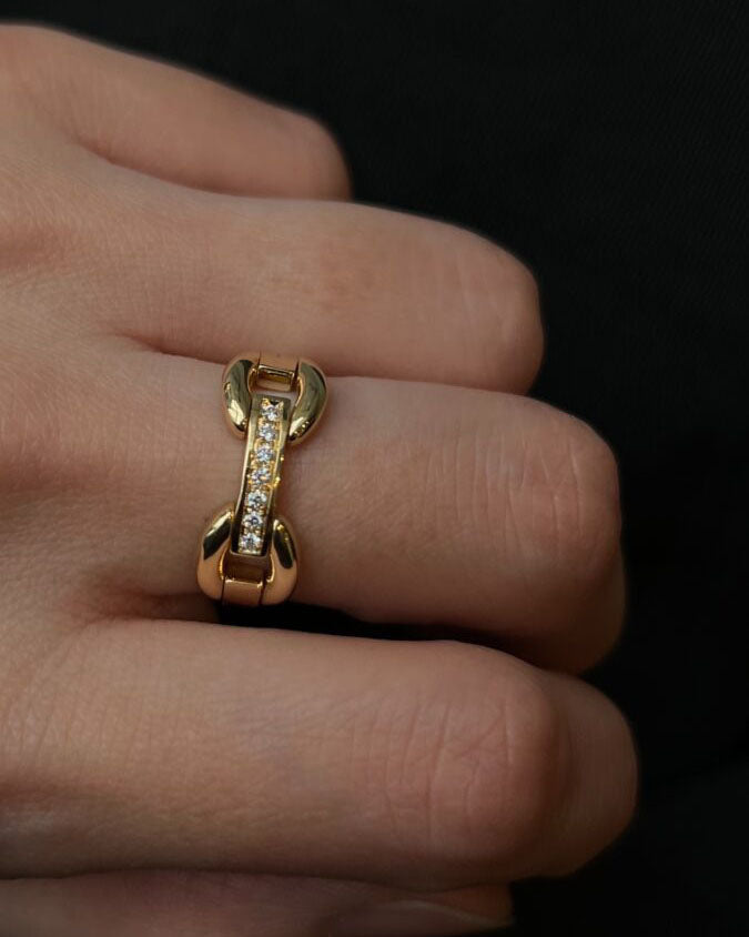 【受注品】VO ring 01 gold dia