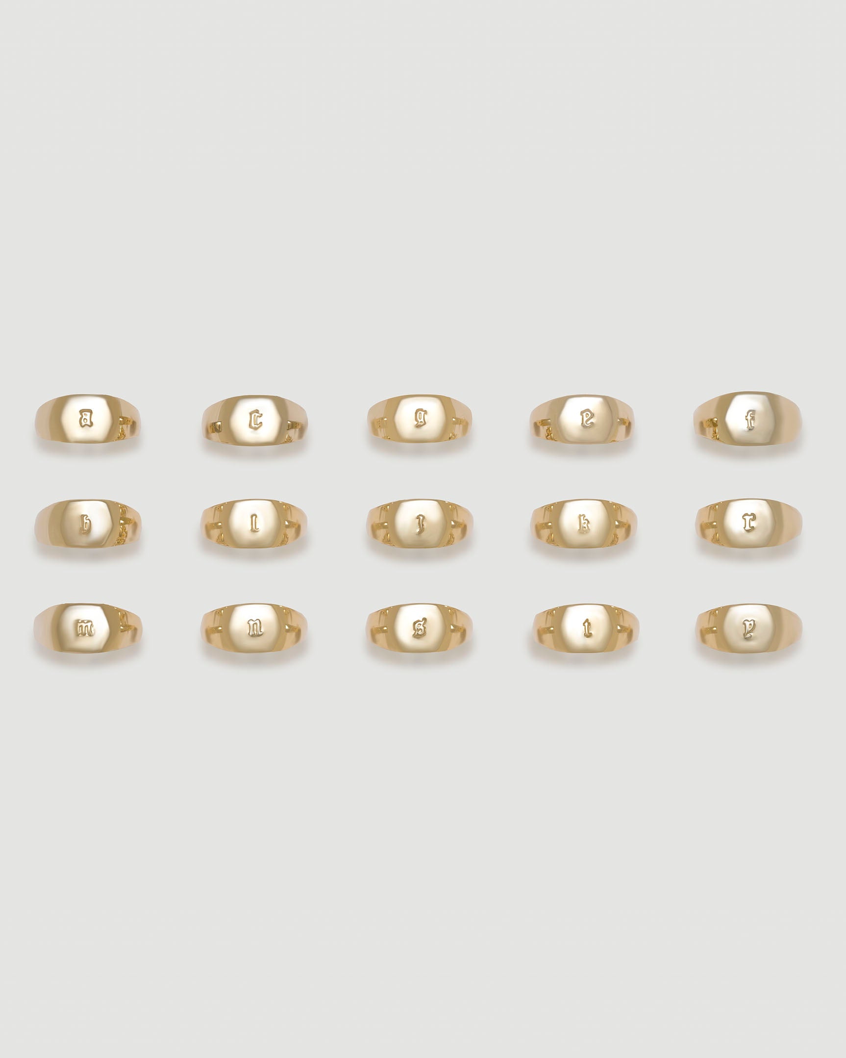 【受注品】initial ring 02 gold