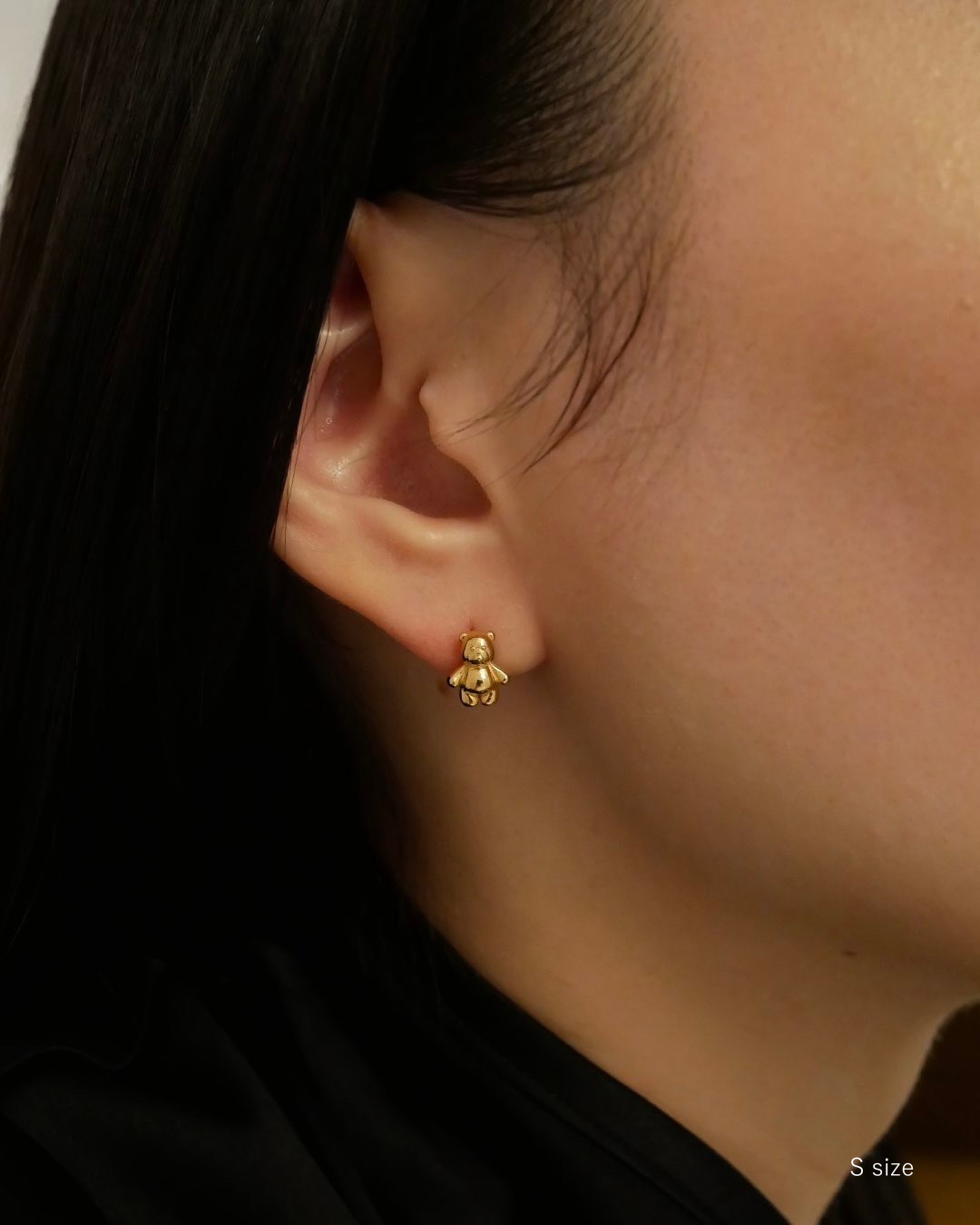 [Made to order] Bear Pierce Gold