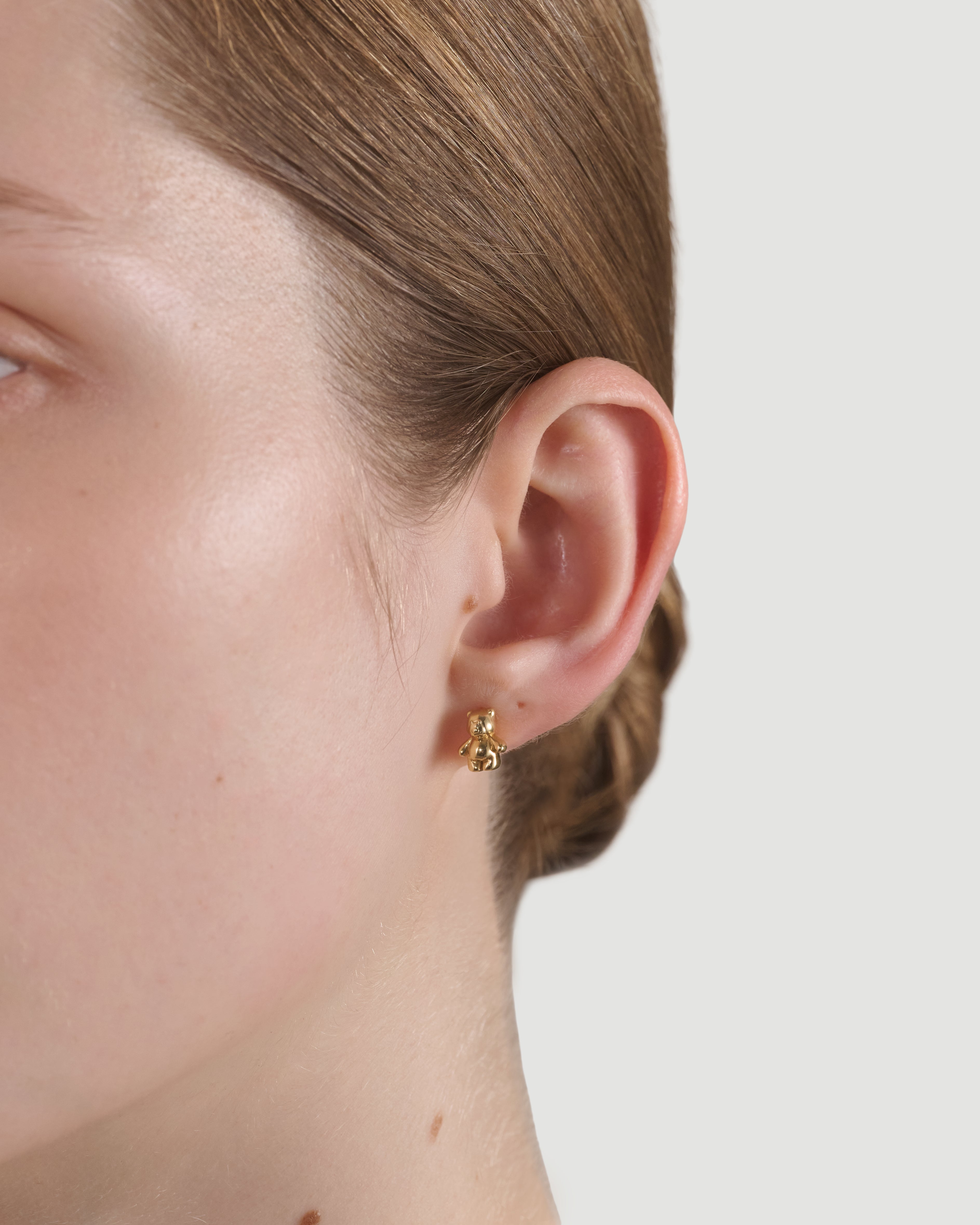 [Made to order] Bear Pierce Gold