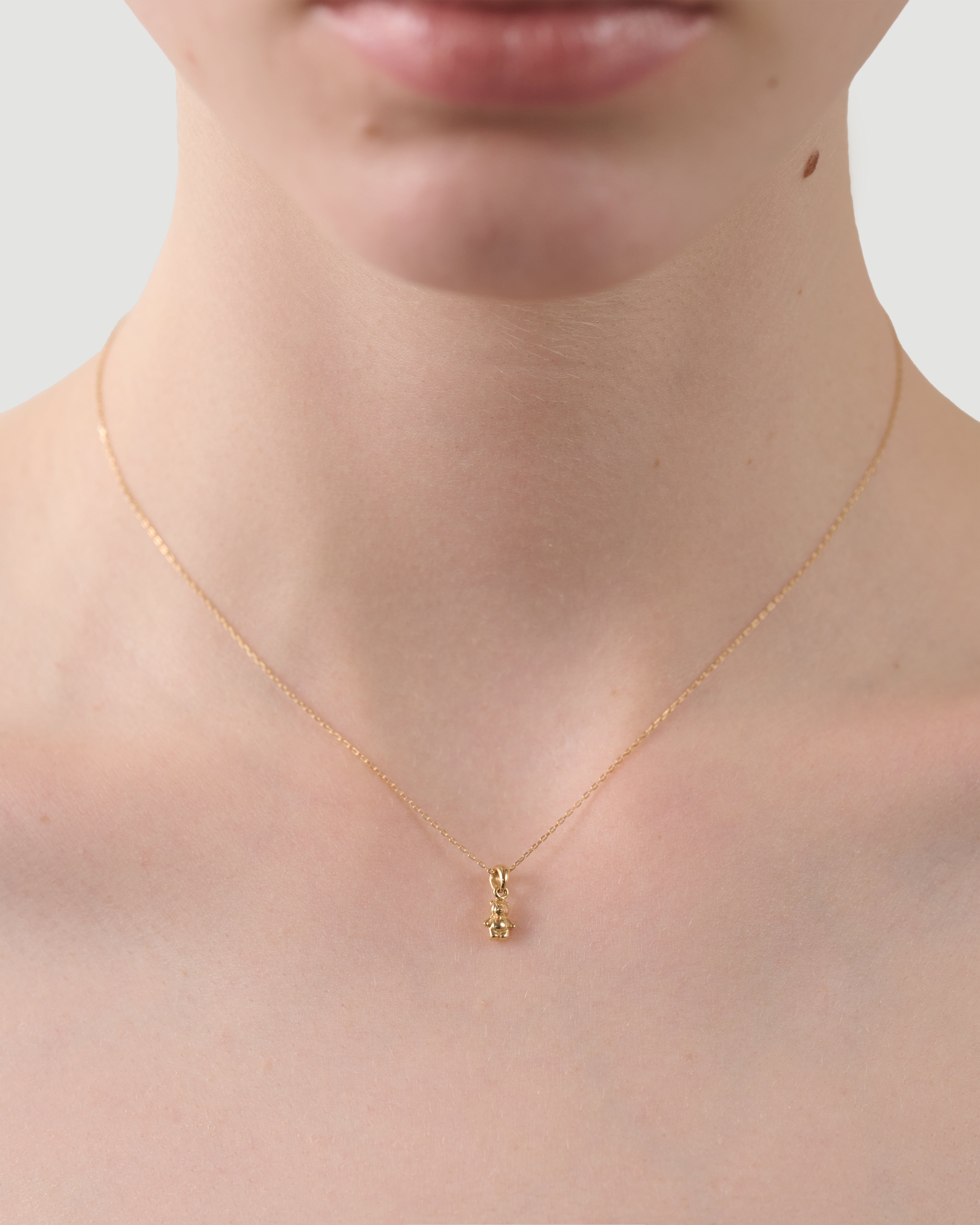 bear necklace 01 K18