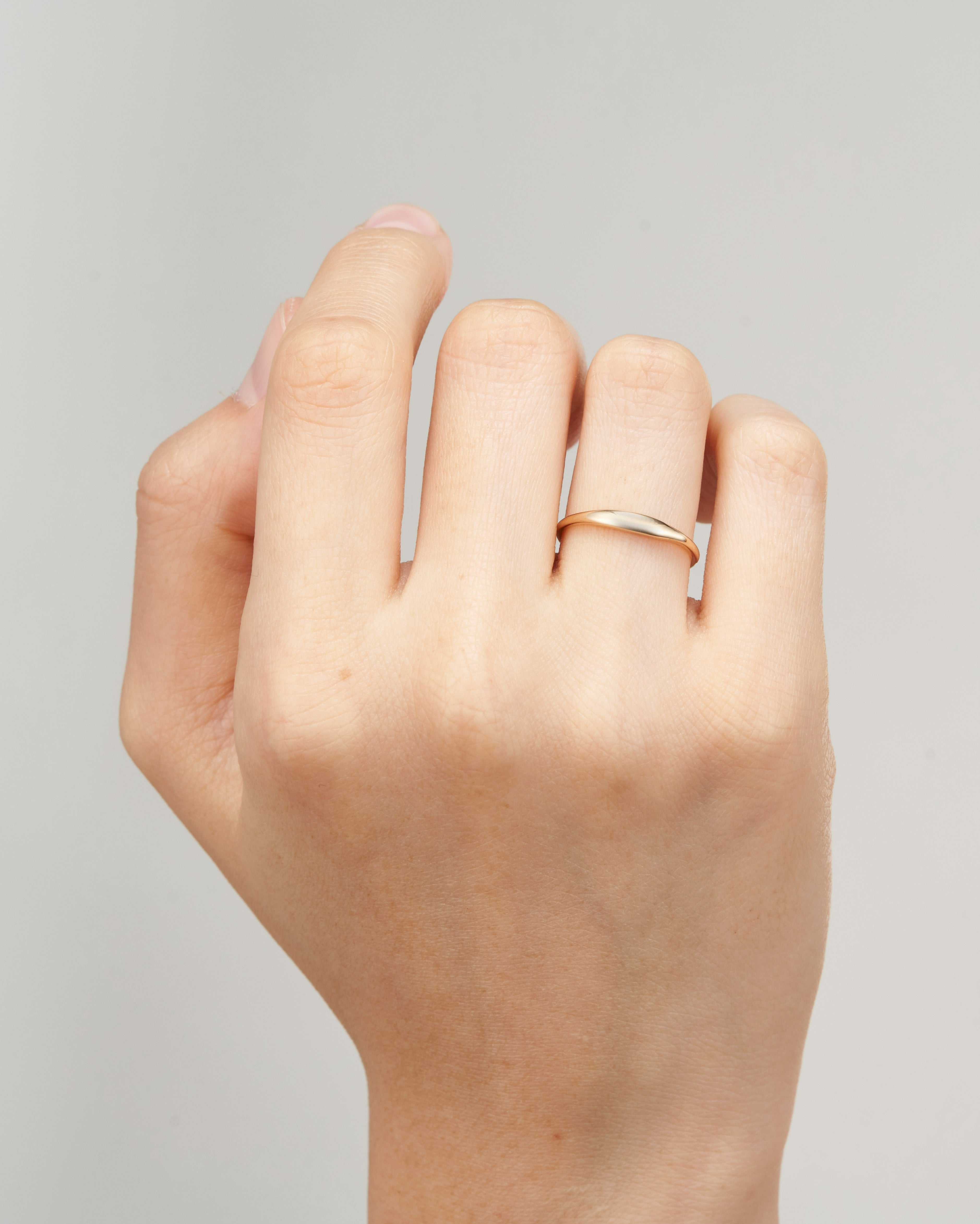 Line ring K18 | LORO official online store